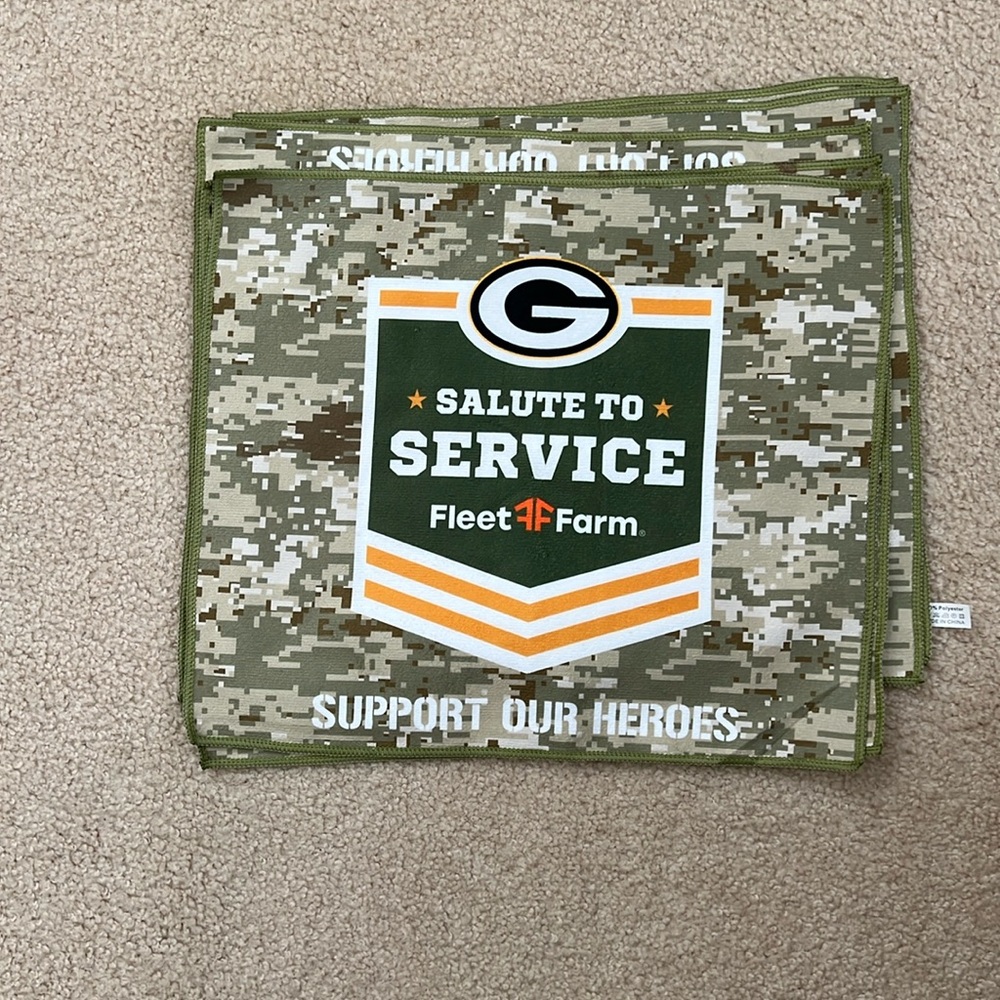 Green Bay Packer towels